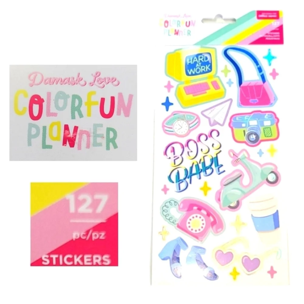 127 pc Boss Babe Sticker Set Planner Stickers